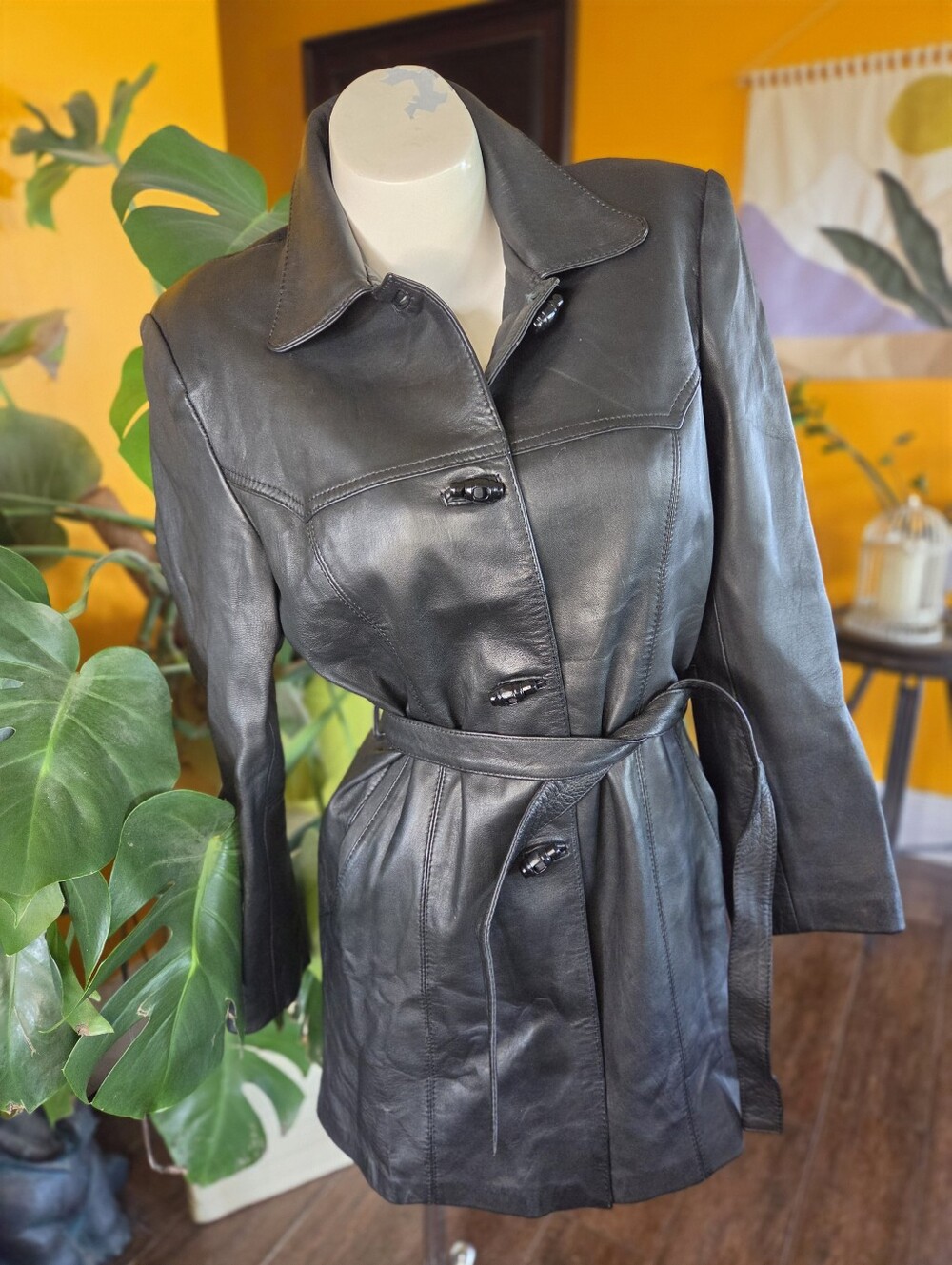 Vintage PEPE Womens Soft Leather Jacket